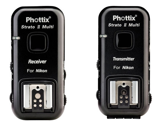 Picture of Phottix Strato II Wireless Flash Trigger Multi 5-in-1 Set for Nikon - Transmitter and Receiver (PH15653)