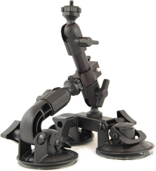 Picture of Delkin Devices Fat Gecko Triple Suction Camera Mount (DDMNT) ,Black