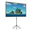 Picture of Projector Screen with Stand, 60 Inch Outdoor Projector Screen 16:9 and Stand, Portable Projector Screen with Aluminium Frame, Lightweight and Compact, Easy Setup, Idea for Home Cinema, Backyard Party