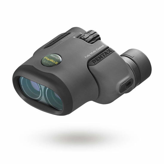 Picture of Pentax Papilio II 6.5x21 Binoculars (Gray) suitable for watching objects both close-up and far away