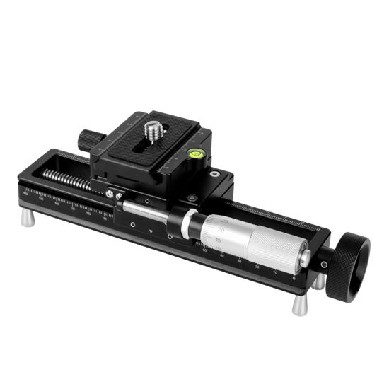 Picture of AstrHori Macro Focusing Rail Slider with Arca Quick Release Plate,Quick Adjustment Close-Up and Macro Photography Precise Focus Rail,Detachable Feet,Universal Camera Compatibility,AH-MGA170