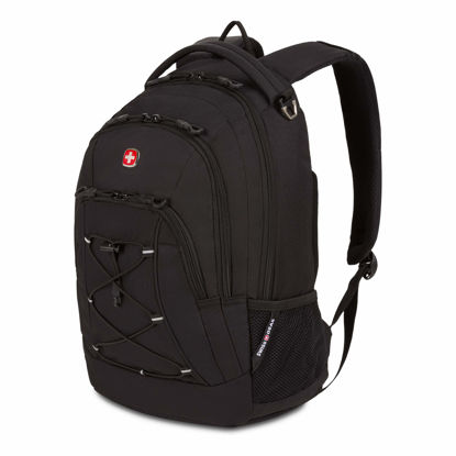 Picture of SwissGear 1186 Bungee Backpack, Black, 17-Inch