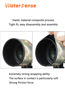 Picture of WaterFense Lens Rain Cover Camouflage Waterproof Camera Lens Cover for Sony FE 200-600mm G OSS Lens Protection Sleeve Guns Case [Color: Elegant Black]