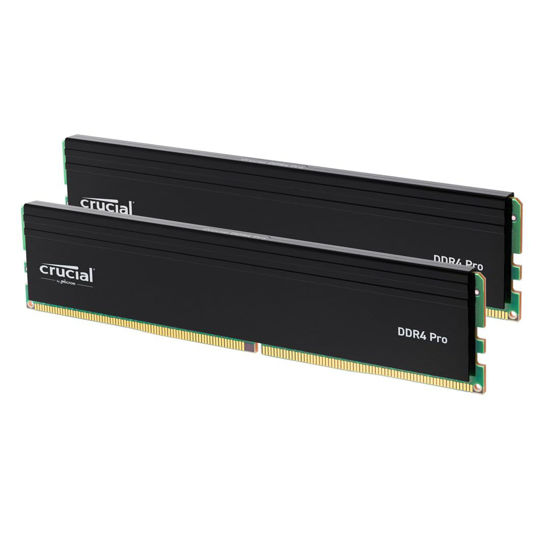 Picture of Crucial Pro RAM 64GB Kit DDR4 3200MT/s (or 3000MT/s or 2666MT/s) Desktop Memory CP2K32G4DFRA32A 32GB (Pack of 2)