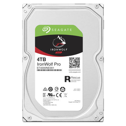 Picture of Seagate IronWolf Pro ST4000NE001 4 TB Hard Drive - 3.5" Internal - SATA (SATA/600)