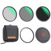 Picture of K&F Concept 67mm Magnetic CPL+ND8+ND64+Magnetic Basic Ring+Lens Cap Camera Lens Filters Kit (5 Pack) -Optical Glass Polarizing Neutral Density Filters Kit with 28 Multi-Layer Coated (Nano-X Series)