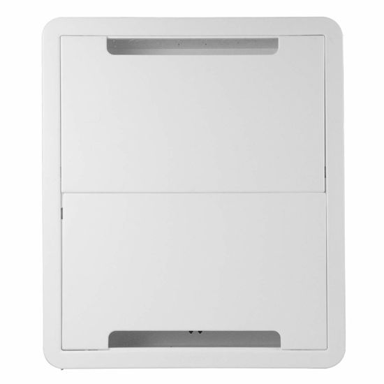 Picture of Legrand - OnQ 17 Inch Media Enclosure, Wall Cable Management Organize System Devices, Home Networking Panel Dual Purpose In Wall Enclosure for Device Storage, Media Box, White, ENP1705NAV1