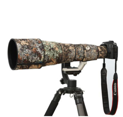 Picture of Rolanpro Nylon Waterproof Lens Camouflage Rain Cover for Sony FE 600mm F/4 GM OSS Lens Protective Case Guns Clothing-#14 Green Jungle Waterproof