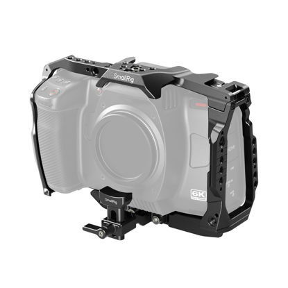 Picture of SmallRig Cage for Blackmagic Design Cinema 6K, Full/Half Cage with Included Lens Mount Converter Support, Anti-Deflection, Anti-Scratch, Full Access Design, Built-in Multiple Mounting Points - 4785