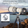 Picture of 55mm Low Profile Ball Head Tripod Ball Head ARTCISE KB55 Heavy Duty Tripod Head All Metal CNC Machining with Three 1/4" Quick Release Plates for Tripod, Monopod, DSLR, Camcorder, Max Load 88lbs /40kg