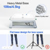 Picture of EMART Heavy Duty Backdrop Stand 8.5x10ft(HxW) Adjustable Background Support System Kit with Steel Base for Photography, Photo Backdrop Stand for Parties Birthday Video Studio - White