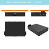 Picture of QiaoYoubang 2U Server Cabinet Case 19 Inch Rack Mount Lockable Drawer with Key, 12.6 Inch Depth