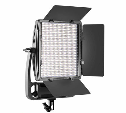 Picture of GVM Dimmable Bi-Color 900D LED Video Light and Stand Lighting Kit, with APP Intelligent Control System/CRI97 Dimmable 3200-5600K fo YouTube Studio Photography/Outdoor Video Shooting Lighting (1 Packs)