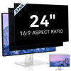 Picture of [2 Pack] 24 Inch Computer Privacy Screen for 16:9 Aspect Ratio Widescreen Monitor, Eye Protection Anti Glare Blue Light Computer Monitor Privacy Filter, Removable Anti-Scratch 24in Protector Film