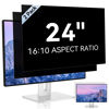 Picture of [2 Pack] 24 Inch Computer Privacy Screen for 16:10 Aspect Ratio Widescreen Monitor, Eye Protection Anti Glare Blue Light Computer Monitor Privacy Filter, Removable Anti-Scratch 24in Protector Film