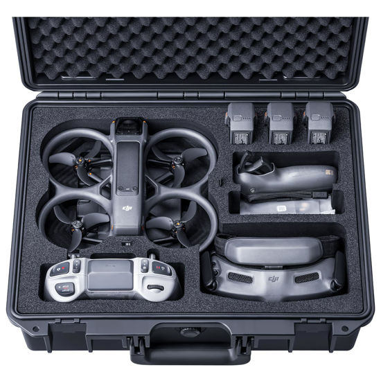 Picture of Lykus Titan AT200 Waterproof Hard Case for DJI Avata 2,Goggles 3,RC Motion 3,FPV Remote Controller 3, Support Up to 7 batteries [CASE ONLY]