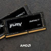 Picture of Kingston FURY Impact 64GB (2x32GB) 3200MT/s DDR4 CL20 Laptop Memory Kit of 2 | Intel XMP | AMD Ryzen | Plug n Play | Low Power Consumption | KF432S20IBK2/64