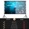 Picture of Projector Screen and Stand,Towond 100 inch Projection Screen Outdoor Indoor, Portable 16:9 4K HD Rear Front Movie Screen with Carry Bag Wrinkle-Free Design for Home Theater Backyard Cinema