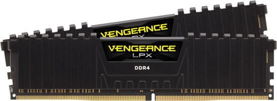 Picture of Corsair VENGEANCE LPX DDR4 64GB (2x32GB) 3200MHz CL16 Intel XMP 2.0 Computer Memory - Black (CMK64GX4M2E3200C16)