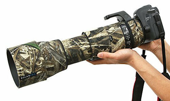 Picture of ROLANPRO Camouflage Lens Cover for Sigma 150-600mm F5-6.3 DG OS HSM Contemporary Coat Lens Protective Sleeve Case-#9 Waterproof