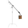 Picture of Heavy Duty Extension Boom Arm Bar for Photography C Stand and Light Stand,Adjustable 3.6-8.2ft Crossbar Holding Arm with Sand Bag for Softbox,Studio Strobe,Monolight,LED Video Light,Reflector ect.