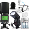 Picture of Speedlite Dedicated Electronic Flash Bundle for Canon EOS Rebel SL2, SL3,T6i, T7i, T8i, 750D, 800D, 850D,Includes U-Shape Bracket, Off Shoe Cable, Rechargeable Batteries, Diffuser, Case