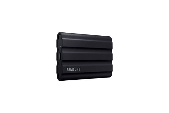 Picture of SAMSUNG T7 Shield 1TB, up to 1050MB/s, USB 3.2 Gen2, Rugged, IP65 Rated, for Photographers, Content Creators and Gaming, Portable External Solid State Drive (MU-PE1T0S/AM, 2022), Black