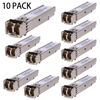 Picture of 10Pack 1.25G 850nm Multimode SFP LC Transceiver Fiber Module 550 Meters 1000Base-SX LC MMF for Cisco GLC-SX-MMD/SX-MM/SFP-GE-S,Fortinet,Ubiquiti UniFi UF-MM-1G,Mikrotik S-85DLC05D Meraki MA-SFP-1GB-SX