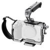 Picture of SIRUI Camera Cage Kit for Sony FX 3 FX30 with Top Handle Wrist Strap Cable Clamp for HDMI NATO Rail, QR Plate for Arca-Swiss, Modular Design Compatible with Sony XLR Handle, Grey