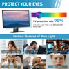 Picture of LAMA 2 Pack 27 Inch Universal Blue Light Blocking Screen Protector for 27" 16:9 Diagonal Desktop Monitor,Anti Blue Light,Anti Glare,Anti-UV,Blue Light Filter for Reduce Eye Strain(W*H:23.54"x13.26")