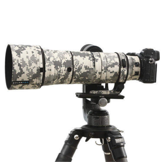 Picture of Rolanpro Waterproof Lens Camouflage Coat for Nikon Z 180-600mm F/5.6-6.3 VR Rain Cover Lens Protective Sleeve Case Clothing-#UCP Waterproof