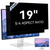 Picture of [2 Pack] 19 Inch Computer Privacy Screen for 5:4 Aspect Ratio Widescreen Monitor, Eye Protection Anti Glare Blue Light Computer Monitor Privacy Filter, Removable Anti-Scratch 19in Protector Film