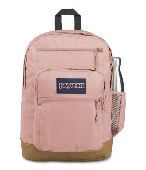 Picture of JanSport Cool Backpack, with 15-inch Laptop Sleeve - Large Computer Bag Rucksack with 2 Compartments, Ergonomic Straps, Misty Rose