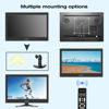 Picture of Lrtzcbi Small Monitor 13.3inch HD with HDMI USB C for Laptop MacBook Raspberry Pi TV Computer Camera Gaming Switch Tablet, Mini External Computers Monitors