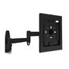 Picture of Mount-It! Anti-Theft Tablet Kiosk Wall Mount Compatible with iPad 10, 9, 8, iPad Pro 10.5, iPad Air 10.5, Locking Kiosk for iPad, Steel Full Motion Wall Mounted Kiosk, Black