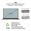 Picture of UAG Designed for MacBook Pro 14" Case 2021-2023 A2918 A2992 M3/M3 Pro/M3 Max, M2 Pro/Max, M1 Pro/Max Rugged Touch ID Military Drop Tested Plyo Laptop Cover by URBAN ARMOR GEAR, Translucent Clear Ice