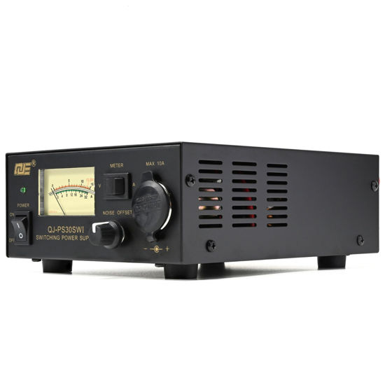 Picture of 13.8V 30A Bench Power Supply, Analog DC Power Supply with Cigarette Plug, Ham Radio Regulated Switching Power Supply, Noise Offset Control