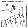 Picture of Tripod Camera Tripod, 72" Video Tripod with Fluid Head, Aluminum Heavy Duty Tripod with Carry Bag, Professional Camera Tripods & Monopods, Compatible with Video Camera, DSLR, Camcorder