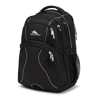 Picture of High Sierra Swerve Laptop Backpack, Black, One Size