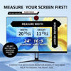 Picture of 2 Pack Computer Privacy Screen 24 Inch for 16:9 Widescreen Monitor, Removable Eye Protection Anti Glare Blue Light Computer Screen Privacy Shield, Anti Spy Screen Protector Film Privacy Screen 24 in