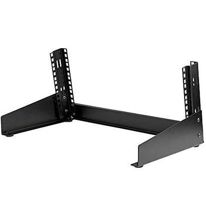 Picture of 2-Post 4U Desktop Open Frame Rack, Accommodates Standard 19" Equipment.