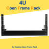 Picture of 2-Post 4U Desktop Open Frame Rack, Accommodates Standard 19" Equipment.