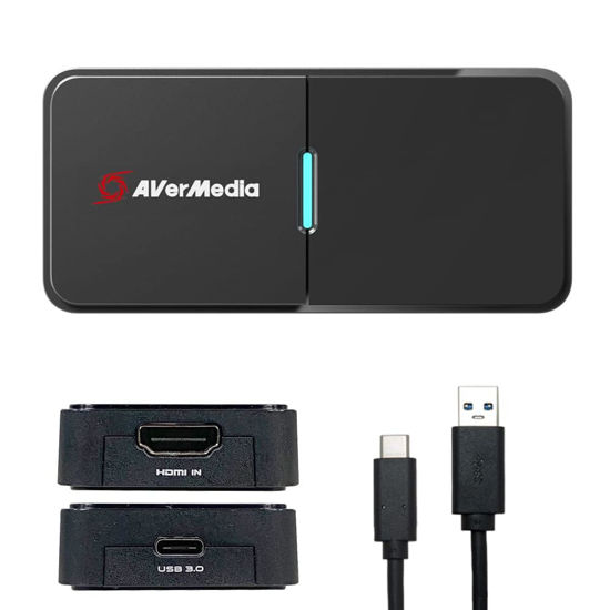 Picture of AVerMedia BU113 Live Streamer Cap 4K HDMI DSLR Video Capture Card for Content Creation - Capture and Stream in 2160p30, Record in 1080p60 HDR, USB Type-C, TAA/NDAA Compliant