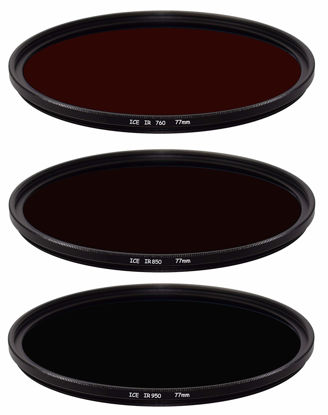 Picture of ICE Infrared 3 Filter Set 77mm IR 760 850 950 77 Optical Glass Slim