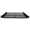 Picture of StarTech.com 1U Server Rack Shelf - Universal Vented Rack Mount Cantilever Tray for 19" Network Equipment Rack & Cabinet - Durable Design - Weight Capacity 55lb/25kg - 12" Deep (SHELF-1U-12-FIXED-V)