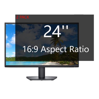 Picture of 24 Inch Privacy Screen for Monitor [2 Pack] Computer Protector Widescreen Monitor 16:9 Aspect Ratio with Hp Dell Acer Asus Samsung LG ViewSonic Sceptre AOC Koorui BenQ and More