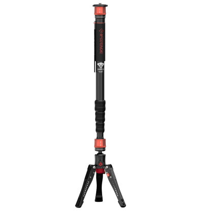 Picture of IFOOTAGE Cobra 3 A180T,Camera Monopod with Tripod Base,Aluminum Professional Video Monopod,Suitable for SLR Cameras and Camcorders(71")