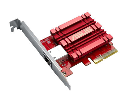 Picture of ASUS XG-C100C 10G Network Adapter PCI-E x4 Card with Single RJ-45 Port and Built-in QoS for use with Windows 10/8.1/8/7 and Linux Kernel 4.4/4.2/3.6/3.2 (XG-C100C)