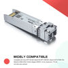 Picture of 10G SR SFP+ to LC Multimode Transceiver, 10GBase-SR Fiber Module, for Cisco SFP-10G-SR, Meraki MA-SFP-10GB-SR, UniFi UF-MM-10G, Mikrotik, Fortinet, Netgear, D-Link, TP-Link (MMF,850nm, 300m) 10 Pack