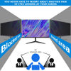 Picture of Halloive Computer Privacy Screen 27 inch, Removable 16:9 Aspect Ratio Widescreen Monitor,Eye Protection Anti Blue Light Slide Mount Tabs Cover for 27 Inch Anti Glare Screen Protector